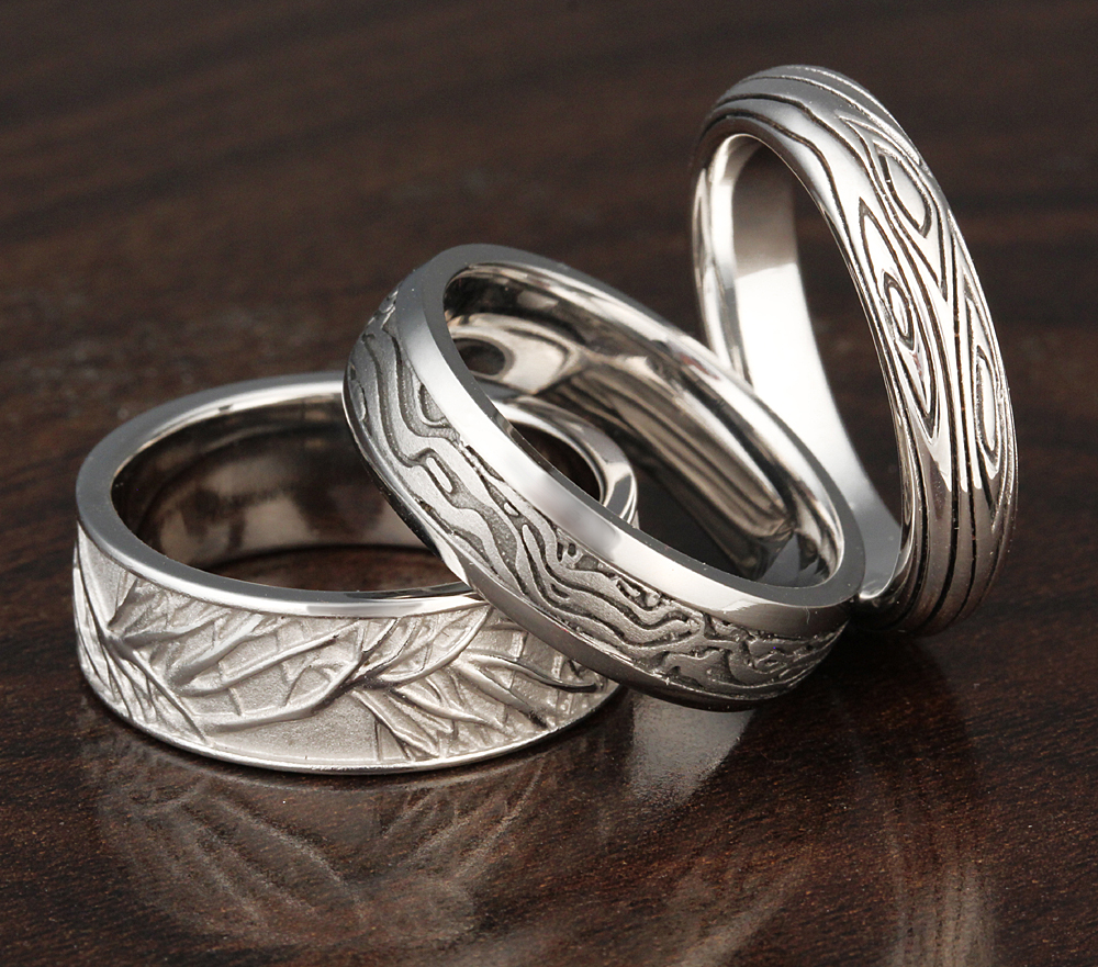  Tree  of Life Wedding  Rings 